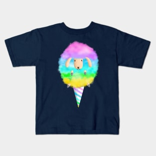 Cotton Candy Sheep Kids T-Shirt